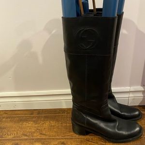 Gucci leather boots